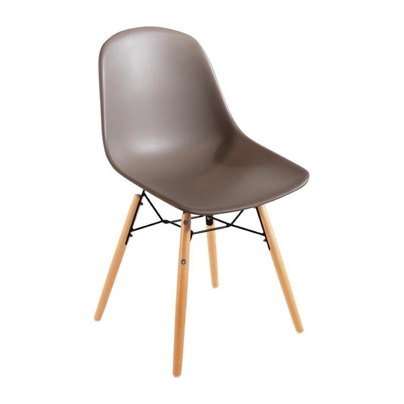 Restaurant chair Nora Polypropylene Beige Restaurant chair Nora Polypropylene Beige