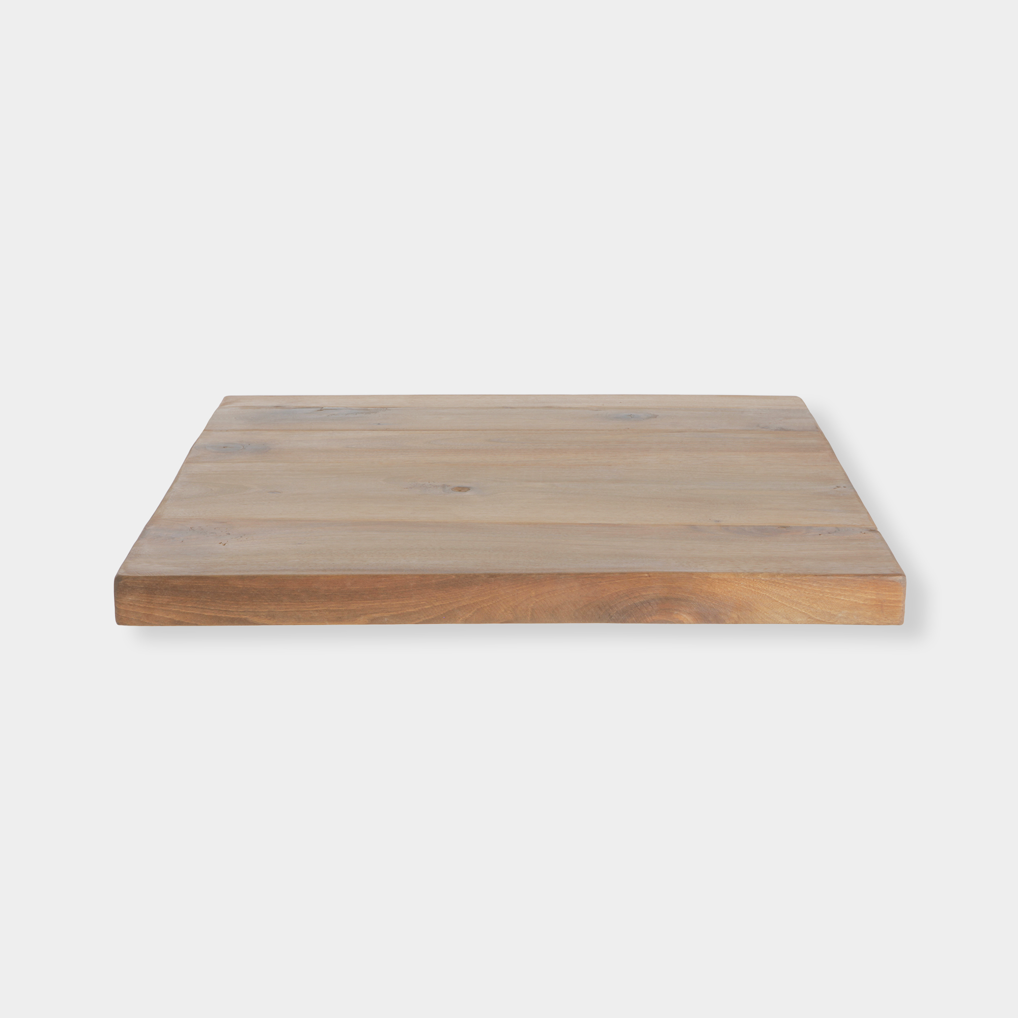 Restaurant Tischplatte Massiv Walnuss 70x70cm 