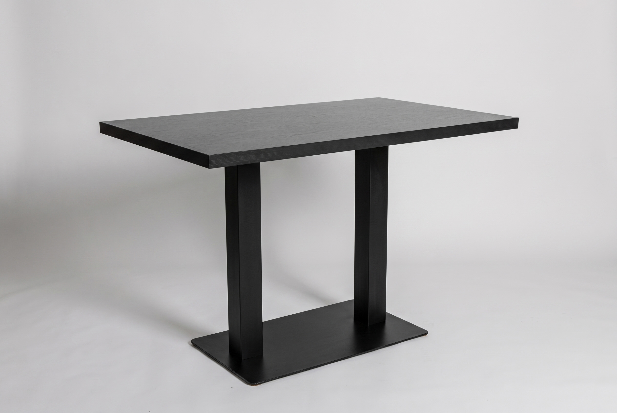 Tisch Salo 120x80cm Schwarz Restauranttisch Bistrotisch Gastrotisch-ING10524M
