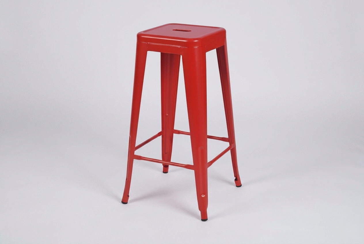 Steel bar stool Steel Colore
