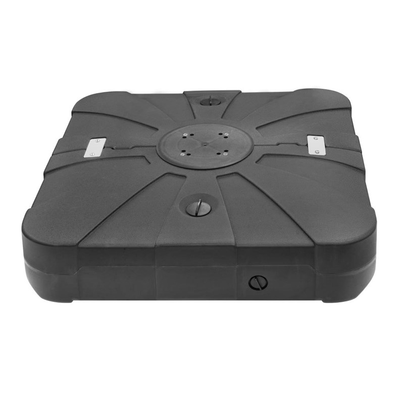 Sonnenschirm Sockel Ständer Schwarz 100 Liter aus Kunststoff für Ampelschirme