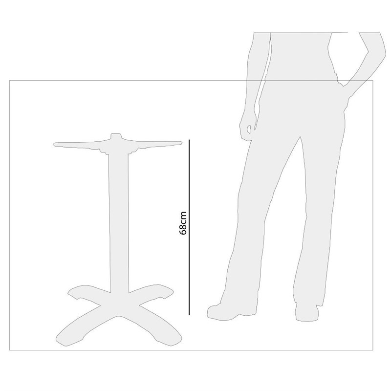 Tischbein GT1K  Klappmechanismus Gastronomie Aluminium Innenbereich Außenbereich-ING10636 Tischbein GT1K  Klappmechanismus Gastronomie Aluminium Innenbereich Außenbereich-ING10636