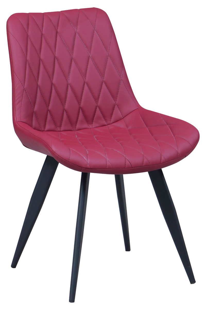 Restaurant chair Scarlet faux leather red upholstered