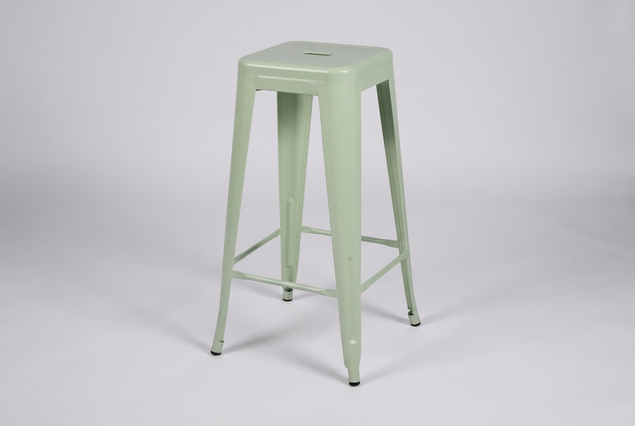 Steel bar stool Steel Colore